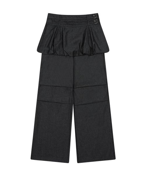 LUVISTRUE(ラヴイズトゥルー)の「GT LAYERED BELT PANTS(BLACK)(その他パンツ・レディース・その他・SMALL/MEDIUM)」の2枚目の写真