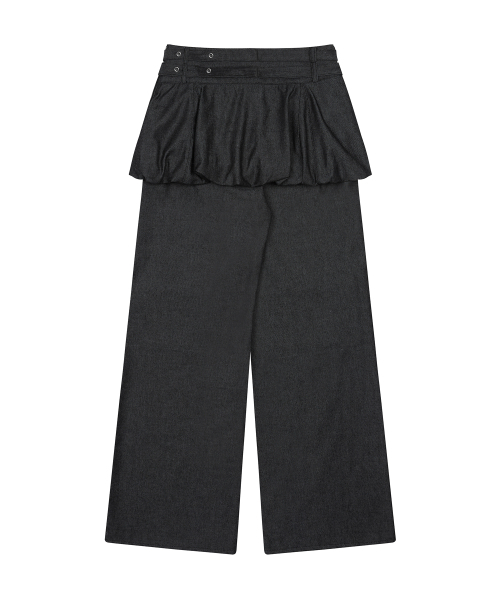 LUVISTRUE(ラヴイズトゥルー)の「GT LAYERED BELT PANTS(BLACK)(その他パンツ・レディース・その他・SMALL/MEDIUM)」の3枚目の写真