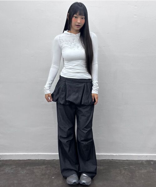 LUVISTRUE(ラヴイズトゥルー)の「GT LAYERED BELT PANTS(BLACK)(その他パンツ・レディース・その他・SMALL/MEDIUM)」の14枚目の写真