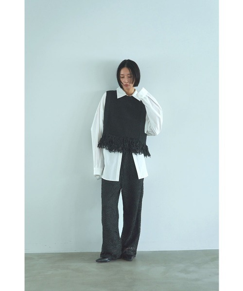 marjour（マージュール）の「FEATHERYARN KNIT VEST（ベスト・レディース・ブラック・M）」の8枚目の写真