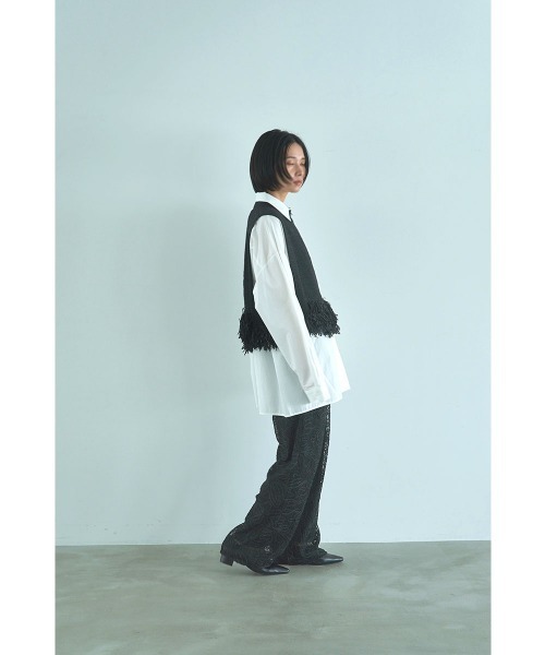 marjour（マージュール）の「FEATHERYARN KNIT VEST（ベスト・レディース・ブラック・M）」の13枚目の写真