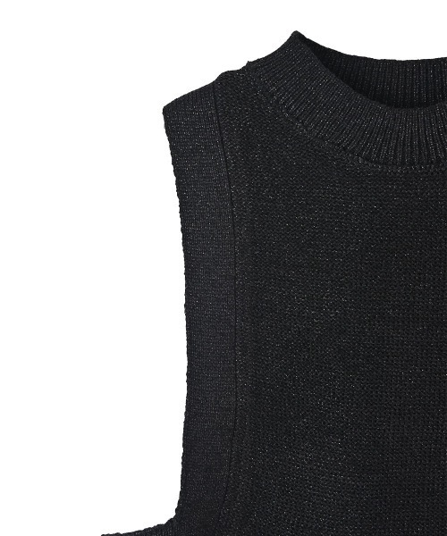 marjour（マージュール）の「FEATHERYARN KNIT VEST（ベスト・レディース・ブラック・M）」の18枚目の写真