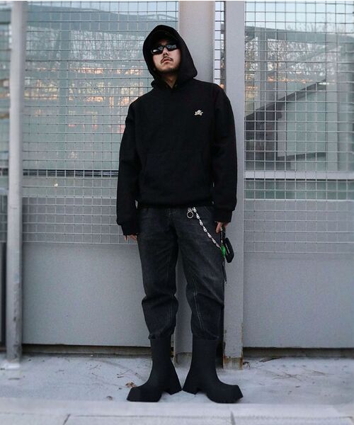 OUTSTANDING（アウトスタンディング）の「MIGHTY TIGER LOGO HOOD SWEAT_BLACK（パーカー・レディース・その他・SMALL/MEDIUM/LARGE/X-LARGE）」の5枚目の写真