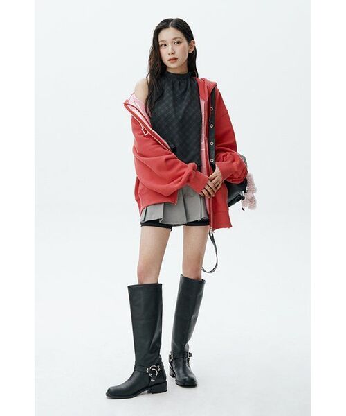 Rest&Recreation(レストアンドレクリエーション)の「RR LAYERED PLEATS SKIRT_GREY(スカート・レディース・その他・SMALL/MEDIUM)」の8枚目の写真