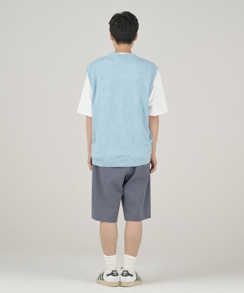 XERO（ゼロ）の「Deep One Tuck Sweat Shorts [Light Navy]（その他パンツ・メンズ・その他・MEDIUM/SMALL/LARGE）」の5枚目の写真