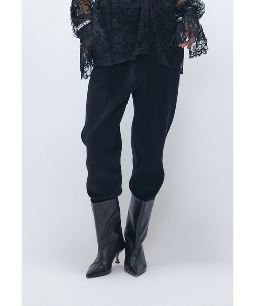 1er Arrondissement(プルミエアロンディスモン)の「ウールカシミアダブルフェイスリブパンツ(その他パンツ・レディース・ブラック系その他3/ライトグレー・FREE)」の9枚目の写真