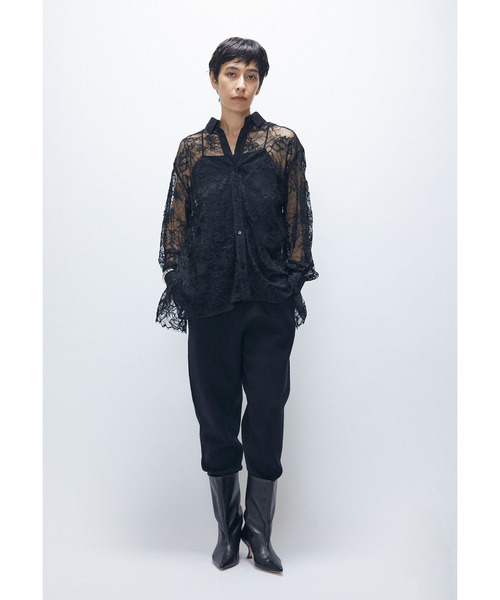 1er Arrondissement(プルミエアロンディスモン)の「ウールカシミアダブルフェイスリブパンツ(その他パンツ・レディース・ブラック系その他3/ライトグレー・FREE)」の16枚目の写真