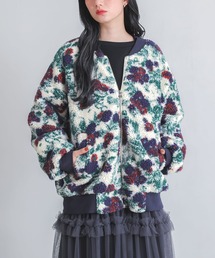 somari imagination | 『花柄ボアブルゾン』(ブルゾン)