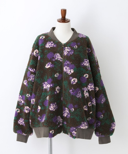 somari imagination（ソマリ イマジネーション）の「『花柄ボアブルゾン』（ブルゾン・レディース・ブラウン/アイボリー・FREE）」の19枚目の写真