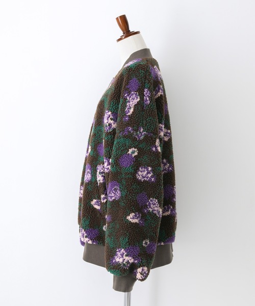 somari imagination（ソマリ イマジネーション）の「『花柄ボアブルゾン』（ブルゾン・レディース・ブラウン/アイボリー・FREE）」の20枚目の写真