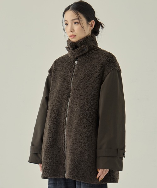 vachement アウター VACHEMENT/ヴァシュモン】シルク混タフタダウンジャケット（ダウン