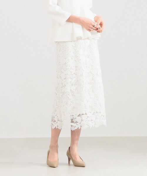 セレモニー・フォーマル】ブロッサム レース スカート（スカート