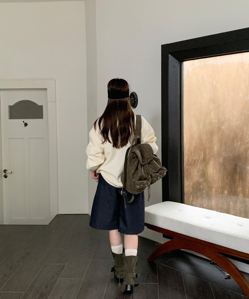 MEMECLE（メメクル）の「【MEMECLE/メメクル】レオパードスタッズリュック（バックパック/リュック・レディース・ベージュ/ブラック/カーキ・FREE）」の16枚目の写真