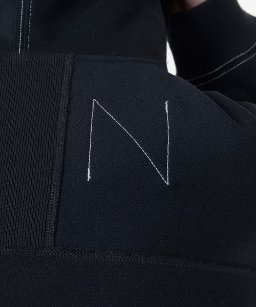 NEW BALANCE(ニューバランス)の「1000 スウェットフルジップフーディレギュラーフィット(パーカー・メンズ・ブラック/オフホワイト/グレー/ネイビー・SMALL/MEDIUM/LARGE/X-LARGE)」の14枚目の写真