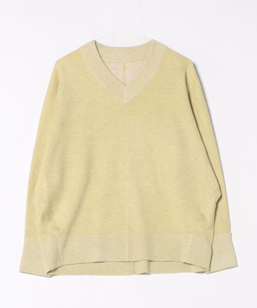 MAYSON GREY(メイソングレイ)の「今日の気分で着回せるリバーシブルニット≪手洗い可能≫(ニット/セーター・レディース・ブラック/ベージュ/レッド/ブルー/ライトグレー/ブルー系その他/イエロー・M)」の6枚目の写真