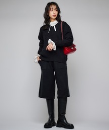 Narcissus | ニットセットアップ/ハーフパンツ/Vネックニットトップス(ニット/セーター)