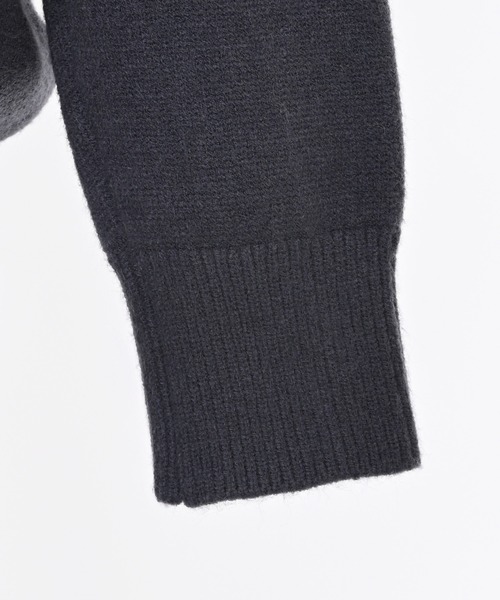Narcissus（ナルシス）の「ニットセットアップ/ハーフパンツ/Vネックニットトップス（ニット/セーター・レディース・ブラック/グレー・FREE）」の10枚目の写真