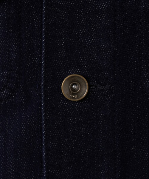 COLLAGE GALLARDAGALANTE（コラージュガリャルダガランテ）の「Q.anos/ストレッチ袖リブデニムジャケット（デニムジャケット・レディース・インディゴブルー/ブルー・FREE/XL）」の14枚目の写真