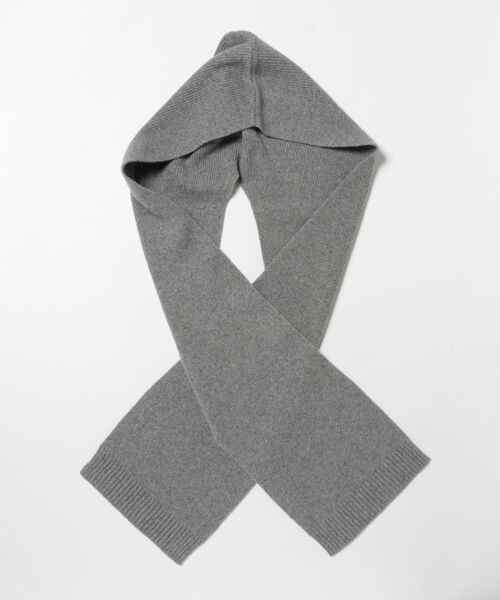 Scrap Book（スクラップブック）の「【Scrap Book】ウールフードマフラー（マフラー・レディース・ブルー/グレー/ピンク系その他/グレー系その他/ブラウン・FREE）」の3枚目の写真