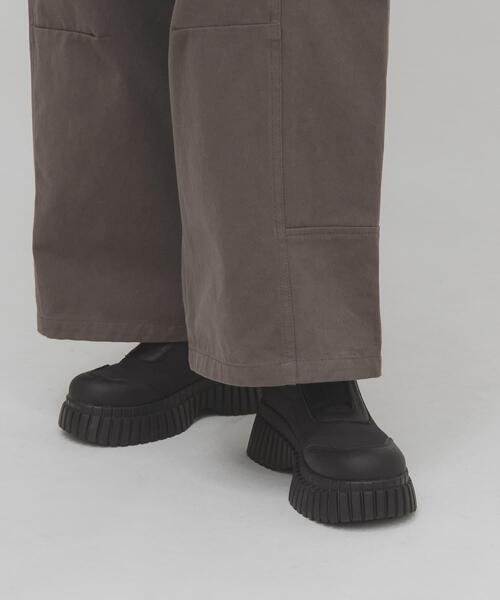 KBF（ケイビーエフ）の「チャンキーソールパファースリッポン（スニーカー・レディース・ブラック/カーキ・37/39/38）」の8枚目の写真