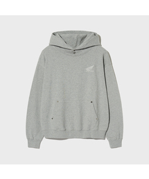 Honda Small Wing Rivet point Hoodie Gray