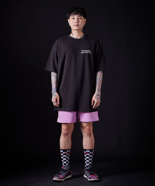 ASTRAL PROJECTION(アストラルプロジェクション)の「スルーマインドトラベルスーピマコットンラウンドネック半袖Tシャツ_ブラック(Tシャツ/カットソー・メンズ・その他・LARGE/MEDIUM/X-LARGE)」の5枚目の写真