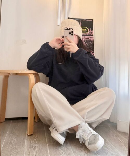 SELITIO(セレティオ)の「男性ハーフネックフリースジップアップジャケットネイビー(その他アウター・メンズ・ネイビー・MEDIUM/LARGE/X-LARGE)」の9枚目の写真