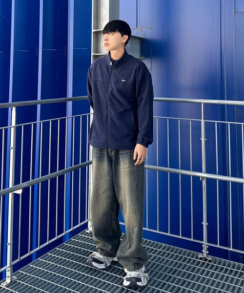 SELITIO(セレティオ)の「男性ハーフネックフリースジップアップジャケットネイビー(その他アウター・メンズ・ネイビー・MEDIUM/LARGE/X-LARGE)」の11枚目の写真