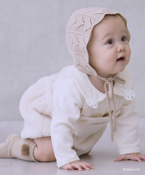 dick bruna】衿付きロンパース＋ボアサロペセット（その他ベビーウェア