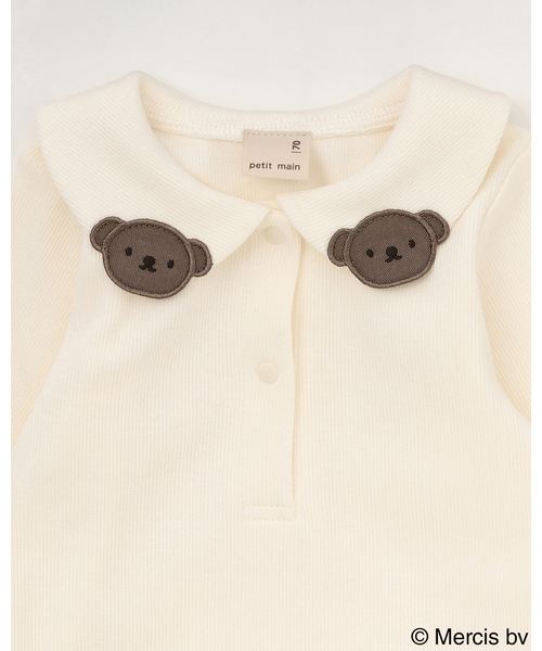 dick bruna】衿付きロンパース＋ボアサロペセット（その他ベビーウェア