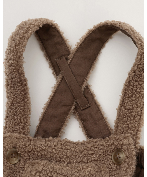 dick bruna】衿付きロンパース＋ボアサロペセット（その他ベビーウェア