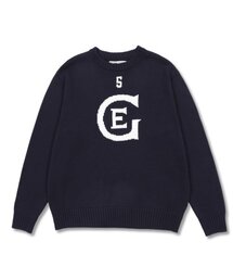 GARDEN EXPRESS（ガーデンエクスプレス）の「GE INTARSIA SWEATER (navy)（ニット/セーター）」