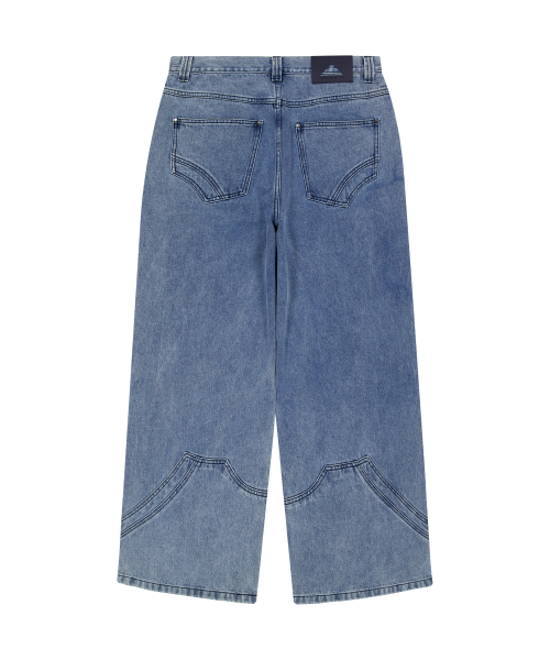 UNGIMMICK(アンジミック)の「WESTERN WIDE DENIM PANTS (BLUE)(デニムパンツ・メンズ・その他・SMALL/MEDIUM/LARGE)」の2枚目の写真