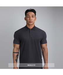 RVD（アールブイディー）の「無地モーダルマッスルフィットポロシャツ（モクイロ）（ポロシャツ）」