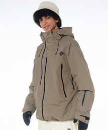 DOLL OUTERWEAR（ドラ アウターウェア）の「2425 リカ ボードウェア アノラックジャケット カーキ 男女共用（マウンテンパーカー）」