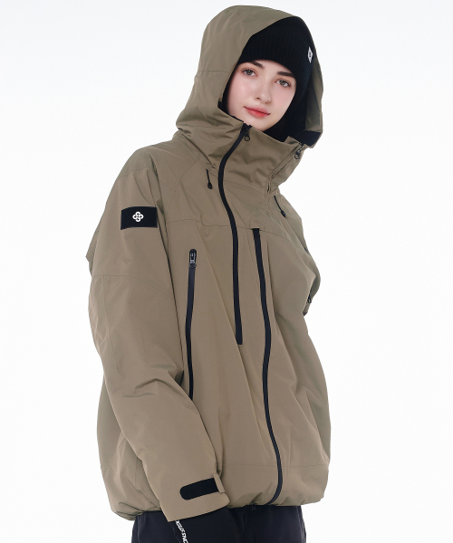 DOLL OUTERWEAR(ドラ アウターウェア)の「2425 リカ ボードウェア アノラックジャケット カーキ 男女共用(マウンテンパーカー・レディース・その他・SMALL/MEDIUM/LARGE/X-SMALL/X-LARGE)」の7枚目の写真