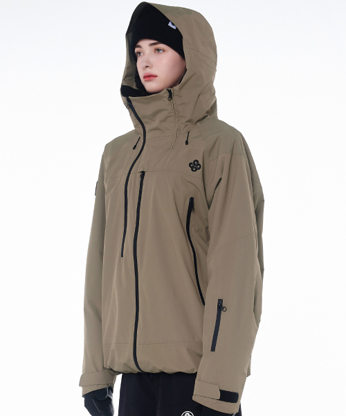DOLL OUTERWEAR(ドラ アウターウェア)の「2425 リカ ボードウェア アノラックジャケット カーキ 男女共用(マウンテンパーカー・レディース・その他・SMALL/MEDIUM/LARGE/X-SMALL/X-LARGE)」の9枚目の写真