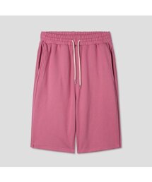 APOSTROPHE COMMA（アポストロフィコンマ）の「ワイドサイドピンタックバンディングハーフパンツ_ピンク（その他パンツ）」