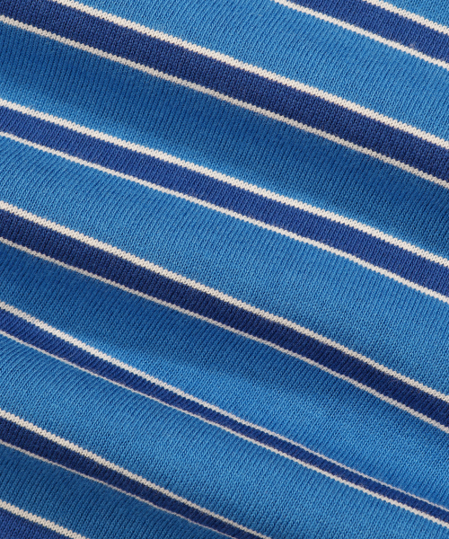 GAINSBORO（ゲインズボロ）の「サークルスターロゴストライプポロTシャツ_ブルー（ポロシャツ・メンズ・その他・SMALL/LARGE/MEDIUM）」の7枚目の写真