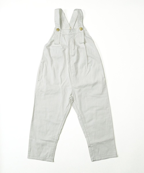 MAKE YOUR DAY(メイクユアデイ)の「ワイドサロペットパンツ■150.160cm(サロペット/オーバーオール・キッズ・ネイビー/オフホワイト/ブラック・150/160)」の2枚目の写真