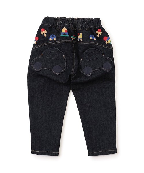 BIT'Z（ビッツ）の「木のおもちゃ刺繍テーパードパンツ（その他パンツ・キッズ・グレー/キナリ/インディゴブルー・80/120/110/100/95/90）」の11枚目の写真