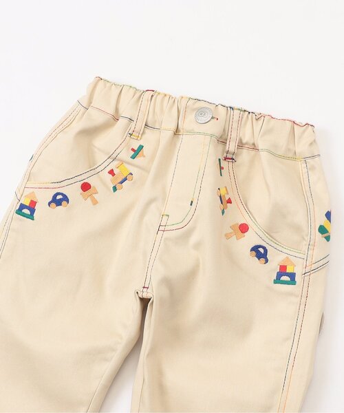 BIT'Z（ビッツ）の「木のおもちゃ刺繍テーパードパンツ（その他パンツ・キッズ・グレー/キナリ/インディゴブルー・80/120/110/100/95/90）」の14枚目の写真