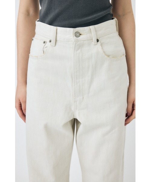 MOUSSY(マウジー)の「HW WHT LOOSE STRAIGHT(デニムパンツ・レディース・ホワイト・23inch/24inch/25inch/26inch)」の9枚目の写真
