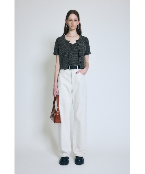 MOUSSY 新作 CRAPE LOOSE SHIRT ホワイト セール】CREPE ブラウス（シャツ/ブラウス）｜MOUSSY（マウジー）の