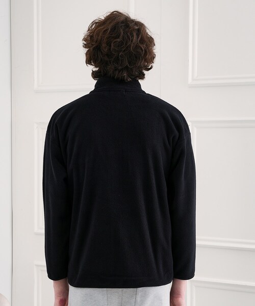 TAKEO KIKUCHI（タケオキクチ）の「TKDWフリースジャケット（ブルゾン・メンズ・ブラック・02/03/04）」の5枚目の写真