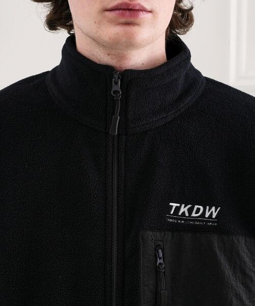 TAKEO KIKUCHI（タケオキクチ）の「TKDWフリースジャケット（ブルゾン・メンズ・ブラック・02/03/04）」の6枚目の写真