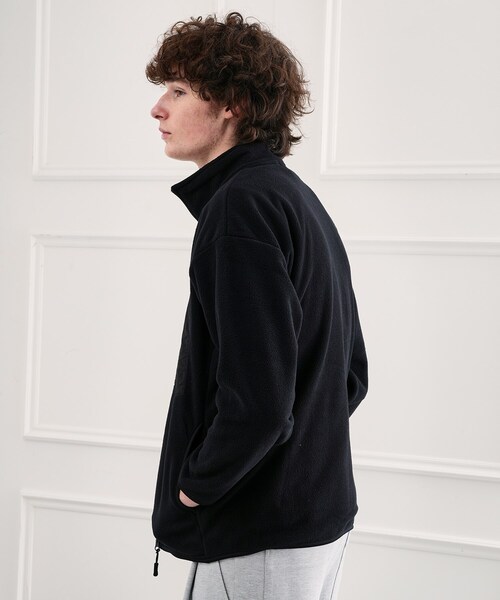 TAKEO KIKUCHI（タケオキクチ）の「TKDWフリースジャケット（ブルゾン・メンズ・ブラック・02/03/04）」の12枚目の写真