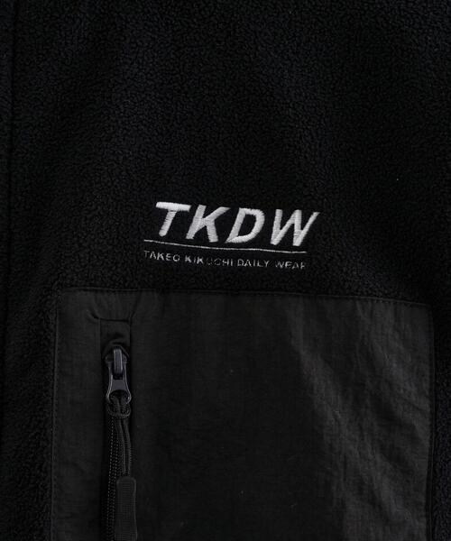 TAKEO KIKUCHI（タケオキクチ）の「TKDWフリースジャケット（ブルゾン・メンズ・ブラック・02/03/04）」の14枚目の写真
