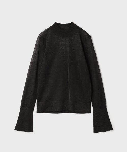GRACE CONTINENTAL(グレースコンチネンタル)の「シアーハイネックニットトップ(その他トップス・レディース・ブラック/ホワイト・36)」の13枚目の写真