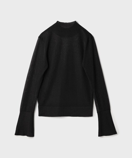GRACE CONTINENTAL(グレースコンチネンタル)の「シアーハイネックニットトップ(その他トップス・レディース・ブラック/ホワイト・36)」の14枚目の写真